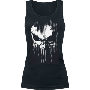 The Punisher Abstract Skull Dámský top černá