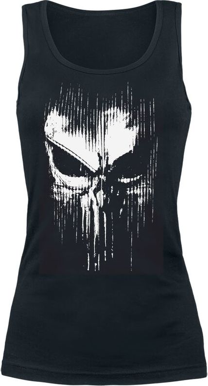 The Punisher Abstract Skull Dámský top černá - Merchstore.cz